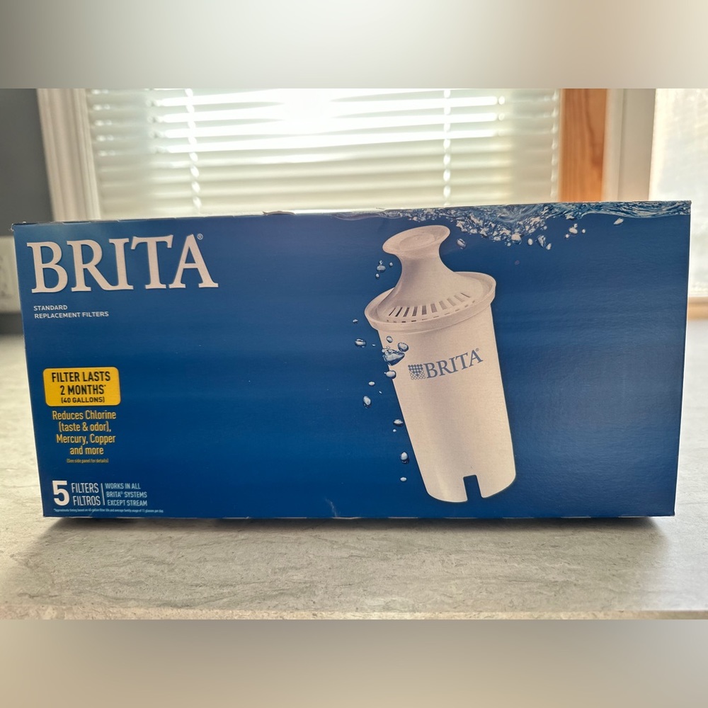 NEW BRITA universal filters- 9 total and pitcher